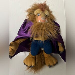 Vintage 1990s Disney Beauty & the Beast Beast Plush | Retro Classic Collectible